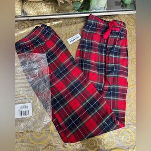 Old navy plaid joggers size XL NWT cotton flannel